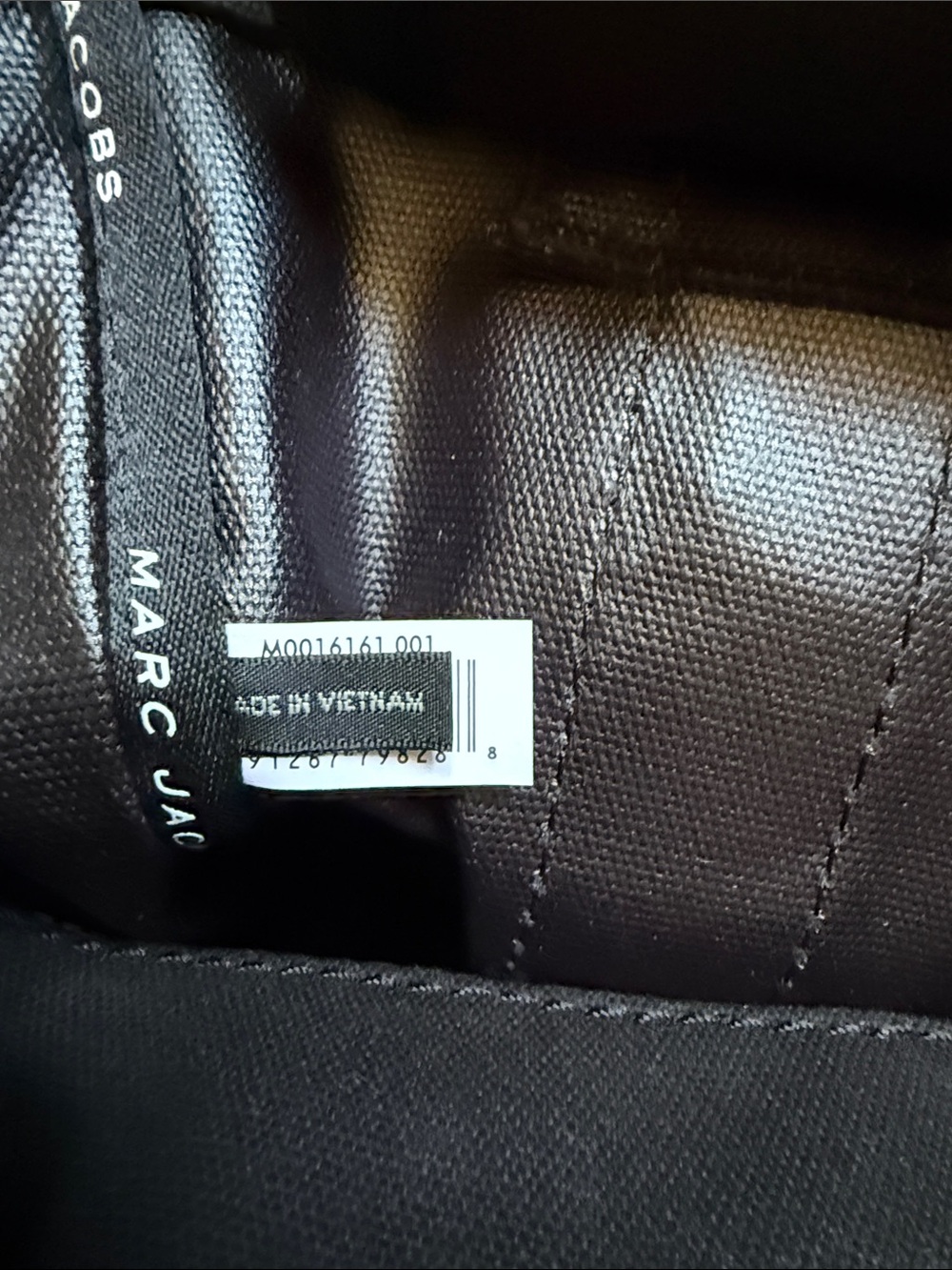 Marc Jacobs Black The Tote Bag Canvas Tote with Logo - Picture 9 of 14
